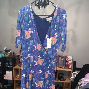 NWT LINDY BOP WRAP DRESS